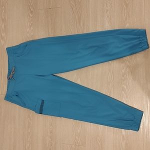 Medium women's Wonderwink blue scrub joggers